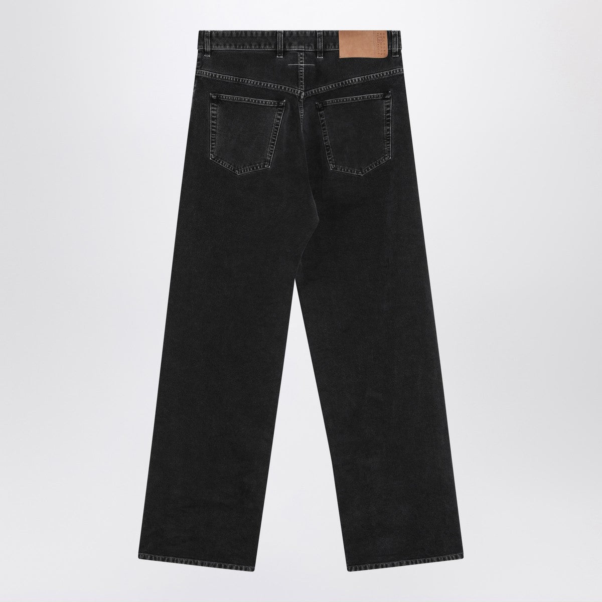 MM6 Maison Margiela Wide jeans in black denim